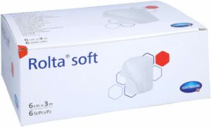 Rolta Soft Synth.-Wattebinde 6 cm X 3 M 6 Stück