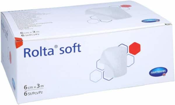 Rolta Soft Synth.-Wattebinde 6 cm X 3 M 6 Stück