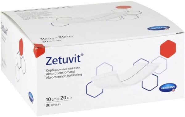 Zetuvit Saugkompressen Unsteril 10 X 20 cm 30 Stk