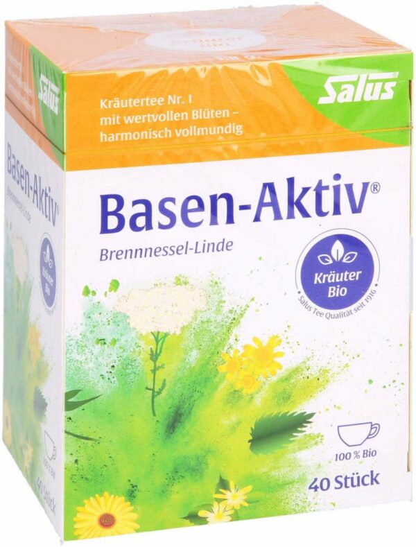 Basen Aktiv Tee Nr. 1 Brennnessel - Linde Bio Salus 40...