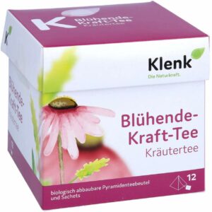 Blühende - Kraft - Tee 12 Pyramidenbeutel