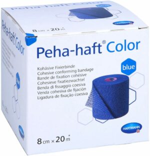 Peha-Haft Color Fixierb. Latexfrei 8 cm X 20 M Blau 1 Stück