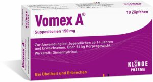 Vomex A 150 mg 10 Zäpfchen