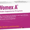 Vomex A Kinder-Suppositorien 70 mg Forte 10 Zäpfchen