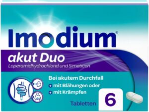 Imodium akut Duo 2 mg 125 mg 6 Tabletten