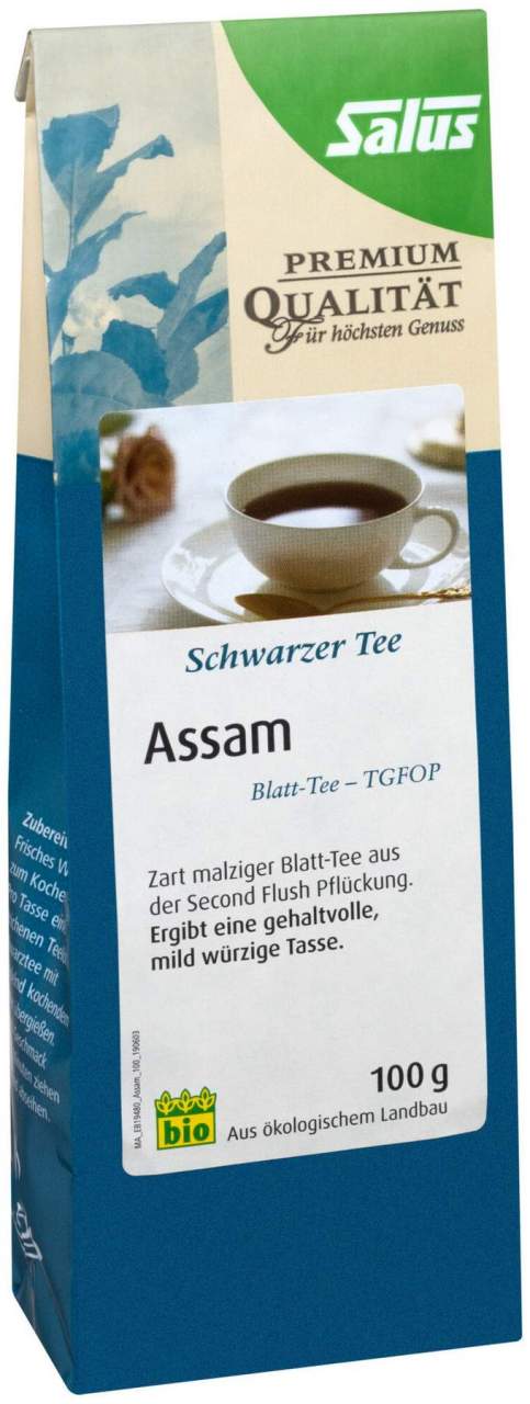 Assam Schwarzer Tee Bio Salus 100 G