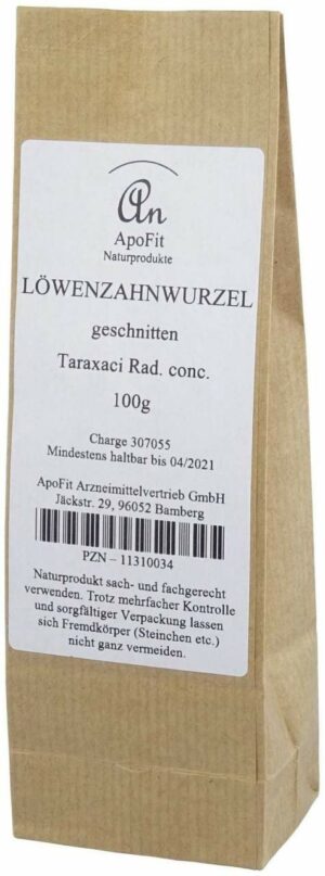 Löwenzahnwurzel Geschnitten 100 G