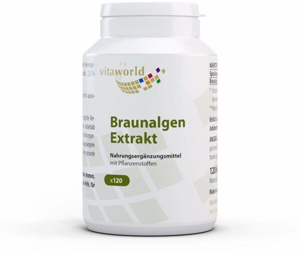 Braunalgen Ektrakt 500 mg 120 Kapseln