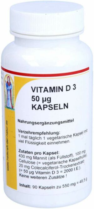 Vitamin D3 2.000 I.E. 90 Kapseln