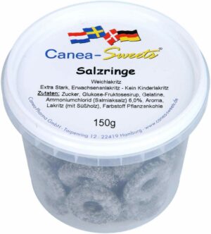 Salzringe Lakritz Bonbons 150 G