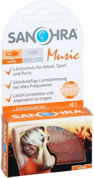 Sanohra Music Lärmschutz F.Erwachsene 2 Stück