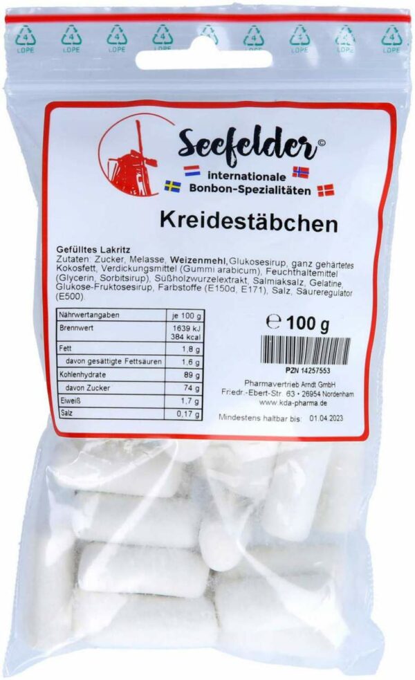 Seefelder Kreidestäbchen Kda 100 G