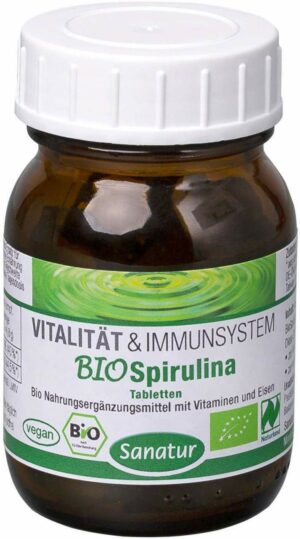 Biospirulina Mikroalgen Naturland 100 Tabletten