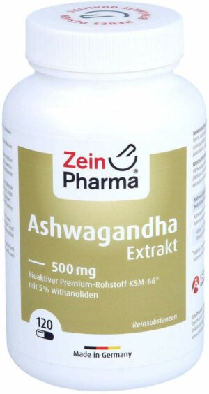 Ashwagandha Extrakt 500 mg 120 Kapseln