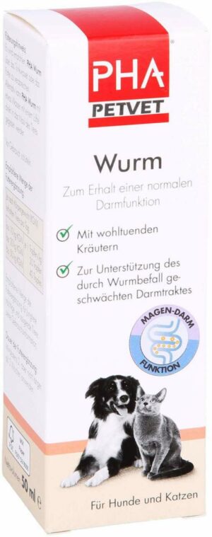 Pha Wurm Tropfen F.Hunde Katzen 50 ml