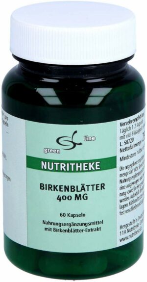 Birkenblätter 400 mg 60 Kapseln