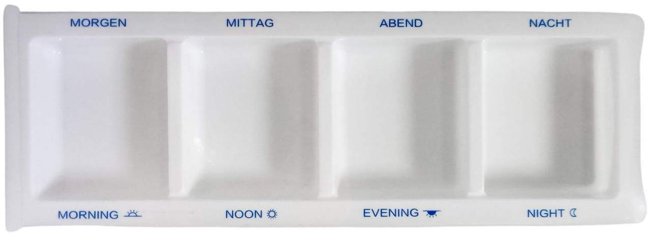 Medikamenten Dispenser 1 Tag 4 Gros.F a2h.5x6cm