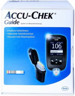 Accu-Chek Guide Blutzuckermessgerät Set mg Je Dl