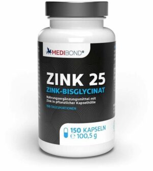 Zink 25 Medibond 150 Kapseln