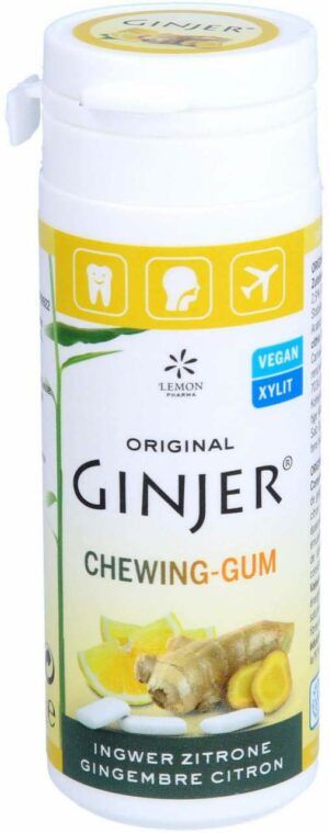 Ingwer Ginjer Kaugummi Zitrone 30 G