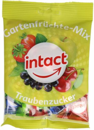 Intact Traubenzucker Beutel Gartenfrüchte-Mix 100 G