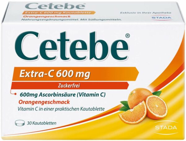 Cetebe Extra-C 600 mg 30 Kautabletten