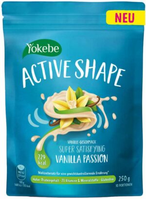 Yokebe ACTIVE SHAPE Vanilla Passion 250 g Pulver