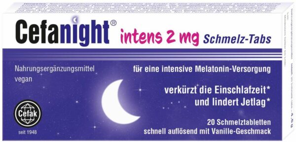 Cefanight Intens 2 mg 20 Schmelz-Tabs