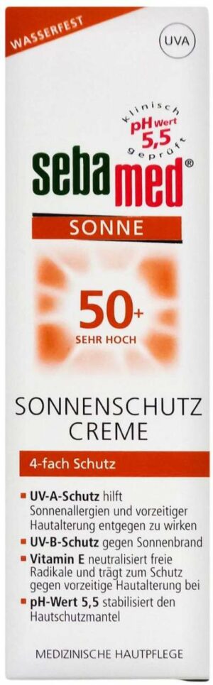 Sebamed Sonnenschutz Creme Lsf 50+  75 ml