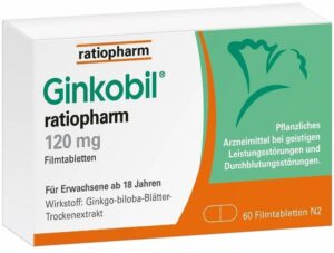 Ginkobil ratiopharm 120 mg 60 Filmtabletten