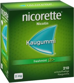 Nicorette 2 mg freshmint 210 Kaugummis