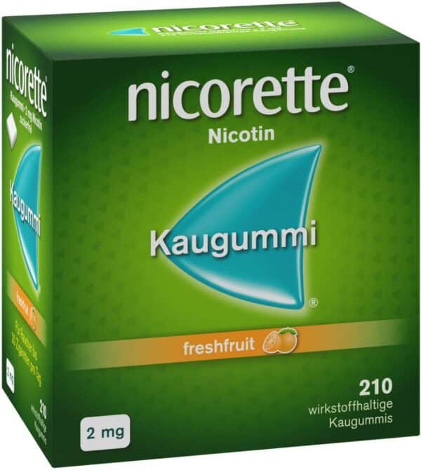 Nicorette 2 mg freshfruit 210 Kaugummis