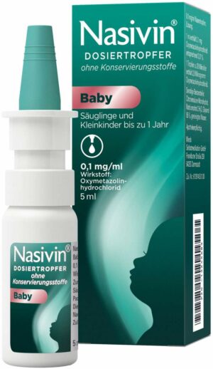 Nasivin Dosiertropfer Baby ohne Konservierungsstoffe 5 ml Nasentropfen