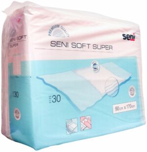 Seni Soft Super Bettschutzunterlage 90 X 170 cm 30 Stück