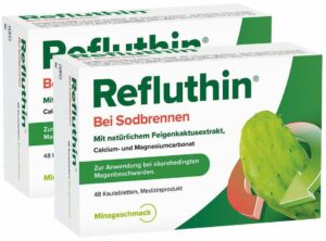 Refluthin Kautabletten Minzgeschmack 2 x 48 Stück