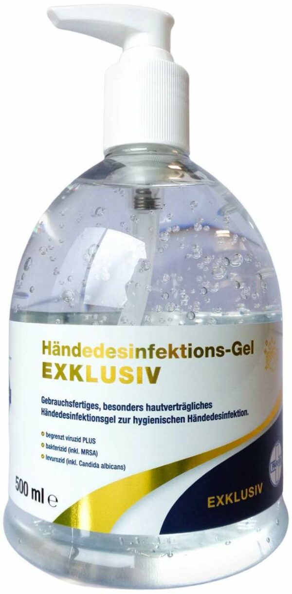 Händedesinfektion Gel Exklusiv Param 500 ml