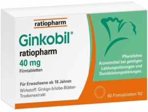 Ginkobil ratiopharm 40 mg 60 Filmtabletten