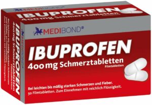 Ibuprofen Medibond 400mg Schmerztabletten 50 Stück