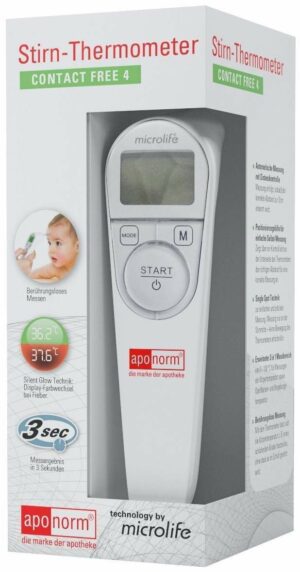 Aponorm Fieberthermometer Stirn Contact Free 4