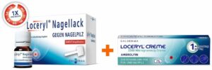 Loceryl Nagellack gegen Nagelpilz Direkt Applikator 3 ml + Loceryl Creme 20 g