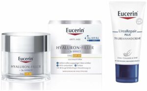 Eucerin Hyaluron Filler Tagespflege LSF30 50 ml Creme + gratis UreaRepair Plus Handcreme 5% 30 ml