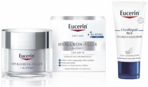 Eucerin Hyaluron Filler Tagespflege Normale und Mischhaut 50 ml + gratis UreaRepair Plus Handcreme 5% 30 ml