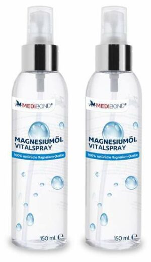 Sparset Magnesiumöl Medibond 2 x 150 ml Vitalspray