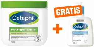 Cetaphil Feuchtigkeitscreme 453 g + gratis Reinigungslotion 236 ml