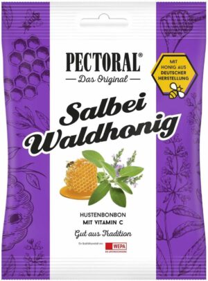 Pectoral Salbei Waldhonig Bonbons 72 G