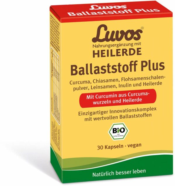 Luvos Heilerde Bio Ballaststoff Plus Kapseln