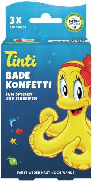 Tinti Badekonfetti 3er Pack Displayschale  3 X 6 G