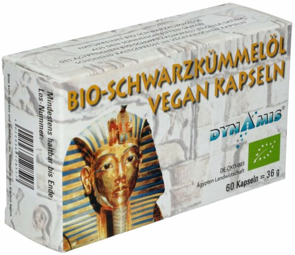 Schwarzkümmel Bio Vegan 60 Kapseln