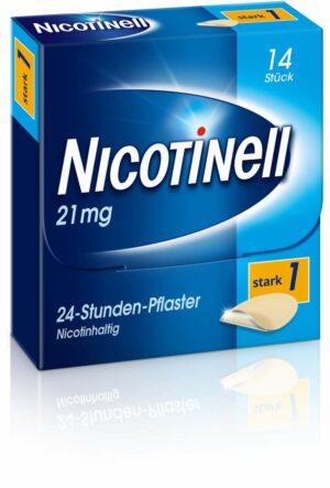 Nicotinell 21 mg 24-Stunden-Pflaster 14 Pflaster