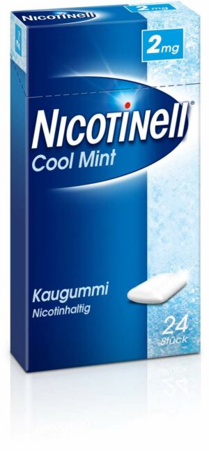 Nicotinell Kaugummi 2 mg Cool Mint 24 Kaugummis